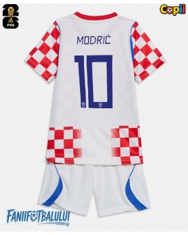 Croația Luka Modric #10 Echipament de Fotbal Replică Mondial 2026 Copii Acasa (+ Șorturi)